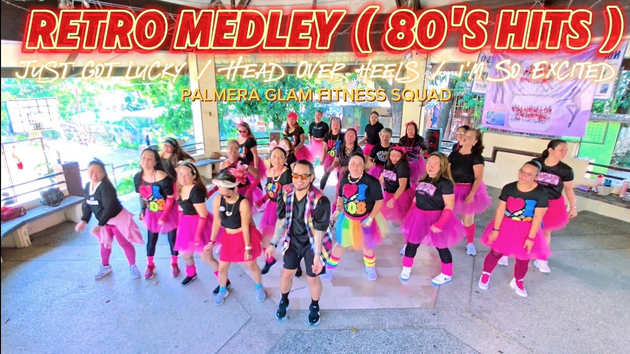 RETRO MEDLEY 80S - TEAM ANGAZ | PALMERA GLAM FITNESS SQUAD