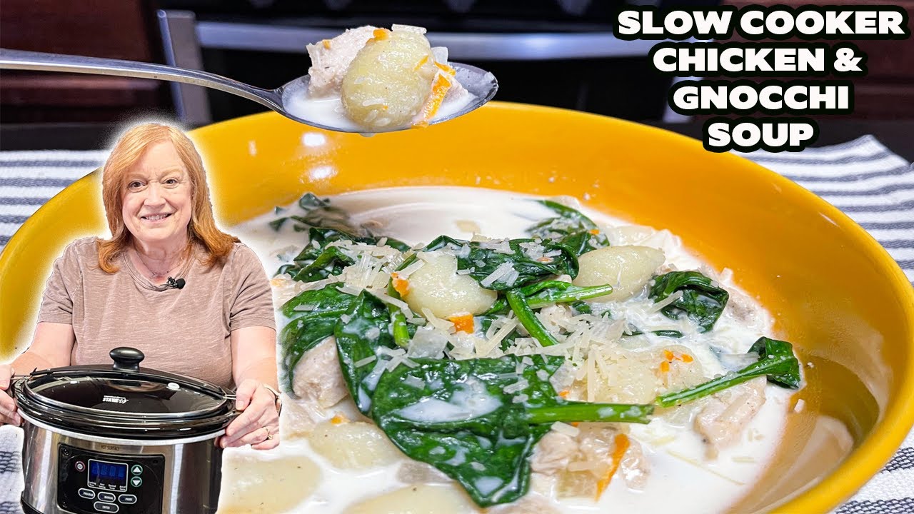 СУП ИЗ КУРИЦЫ С НЬОККИ В МЕДЛЕННОЙ ГОТОВКЕ Рецепт Olive Garden Copycat