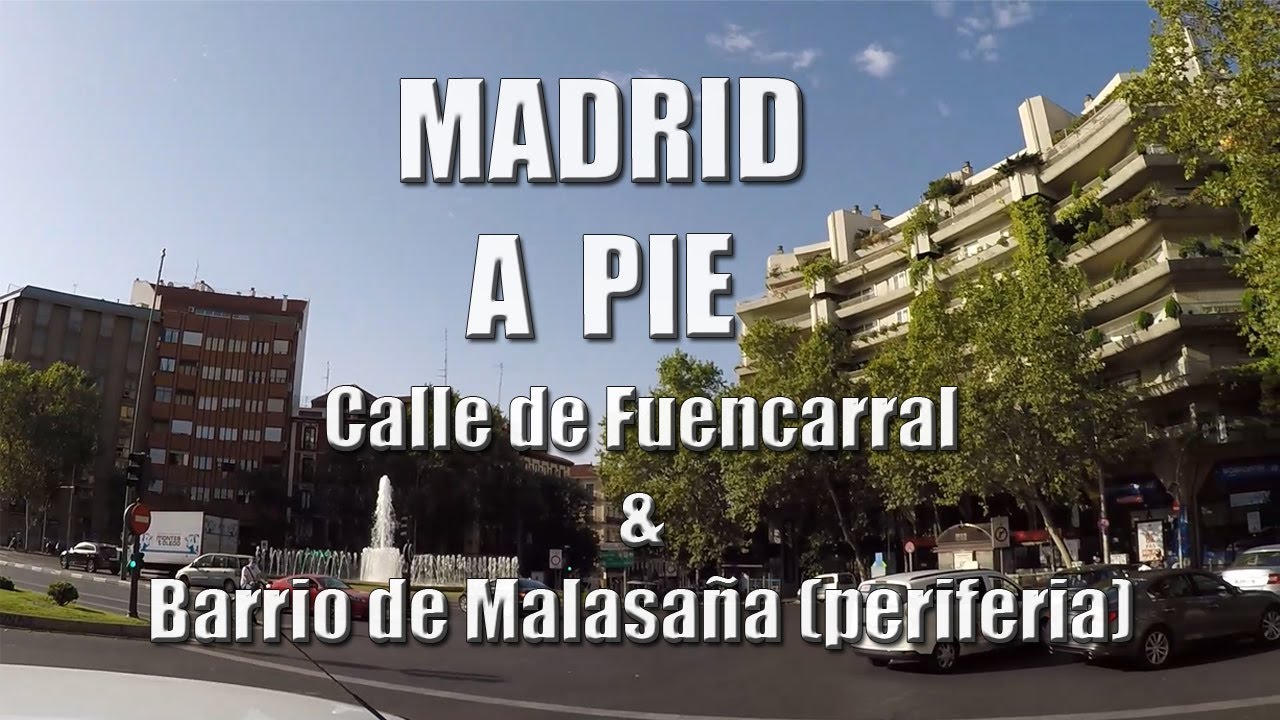 🚶CALLE de FUENCARRAL y CALLE de CARRANZA🏙️Madrid