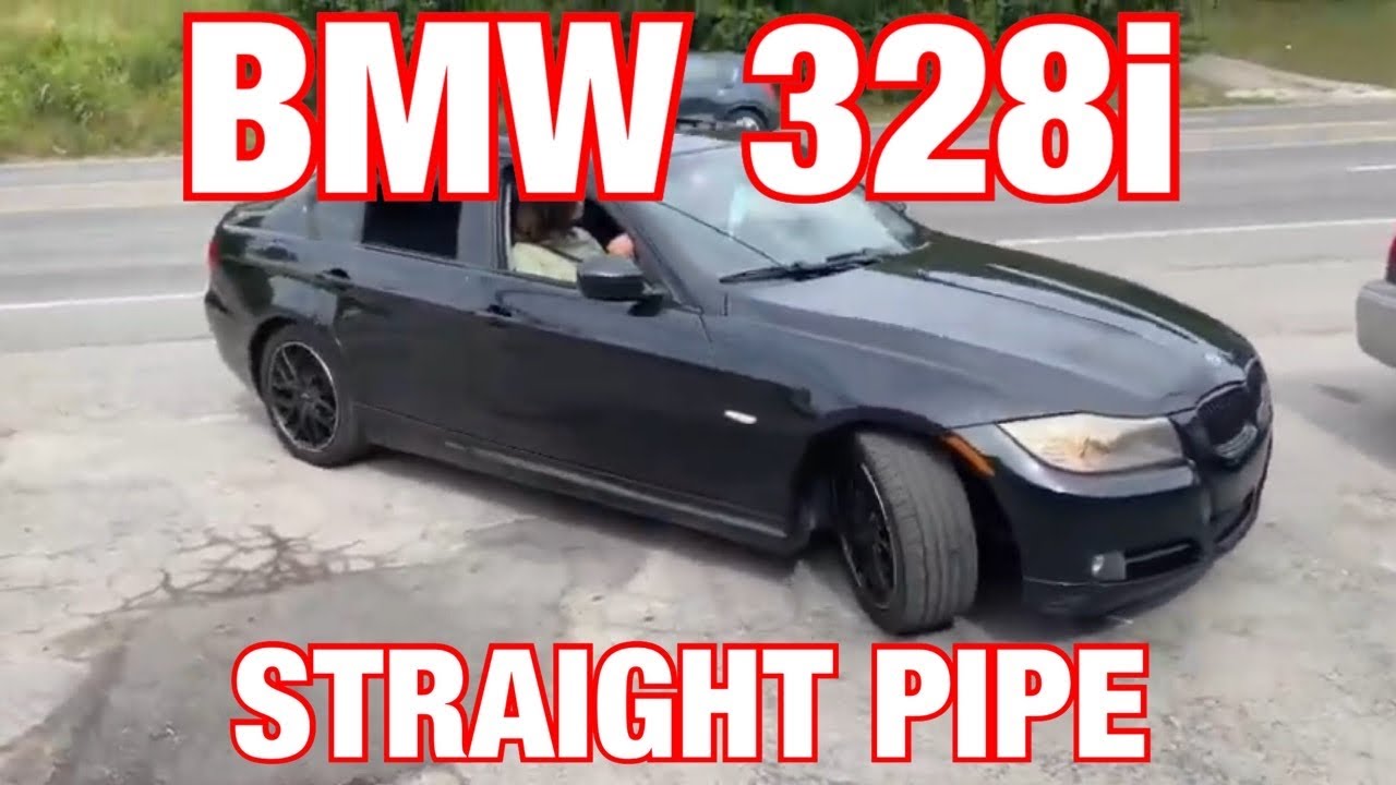 2009 BMW 328i EXHAUST w/ STRAIGHT PIPES!