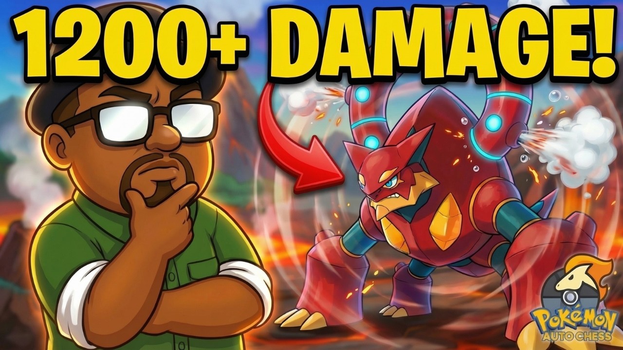 INVENTEI UM NOVO META! VOLCANION NO TIME DE SOM É ABSURDO | Pokémon Auto Chess