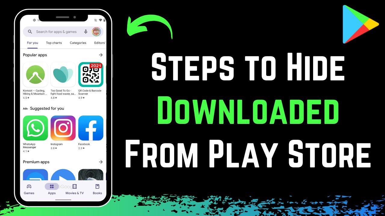 How to Hide Downloaded Apps from Play Store !