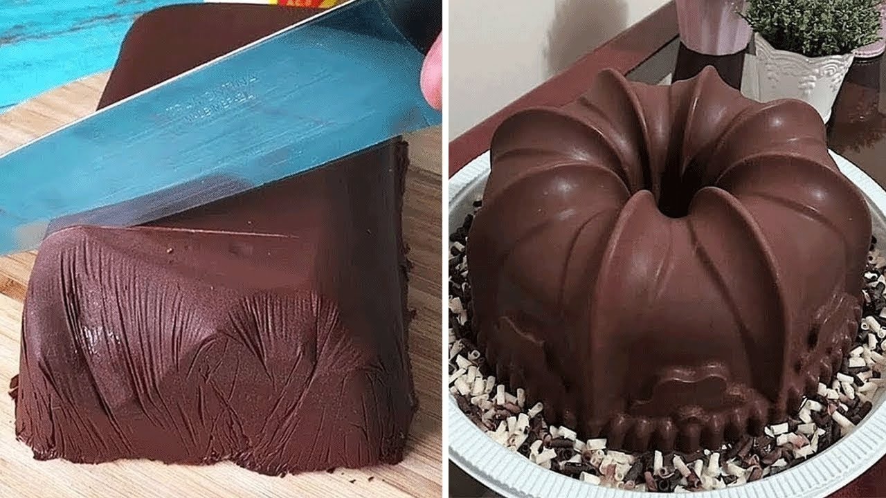 Most Amazing Dark Chocolate Cake Ideas | So Delicious Chocolate Cake Hack Decorating | Mr. Chef