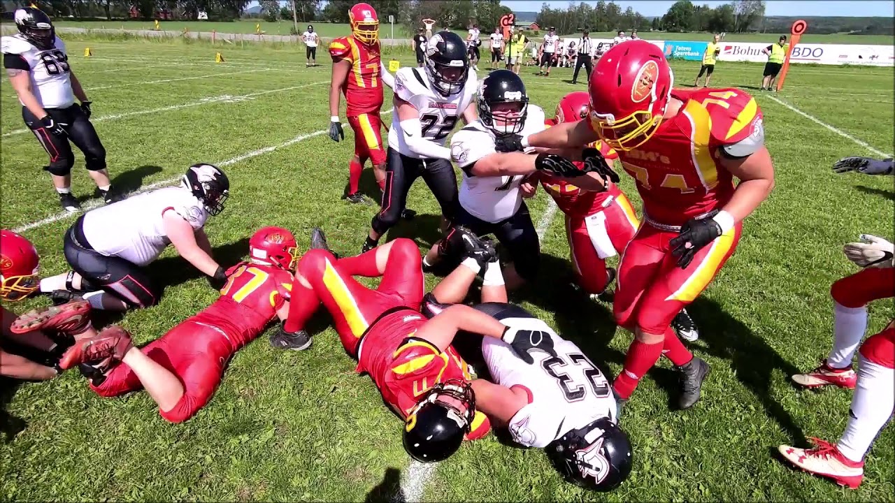 Highlights fra NM semifinalen mellom 1814's Gladiators 2019