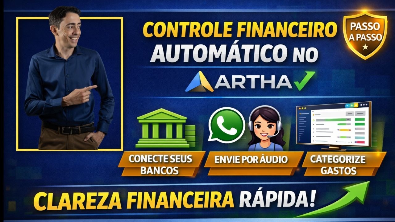 Controle financeiro simples e autom&aacute;tico - Lan&ccedil;amentos no Artha APP