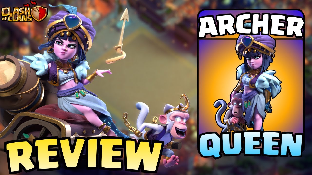 NEW Queen Of The Dunes Skin Review! (Clash Of Clans)