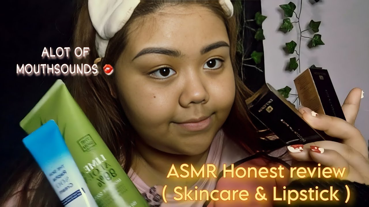 ASMR VLOG ( My Honest Review to my PR GIFT🎁 from Skin Rapha Myanmar) Alot of mouthsounds!!!!!
