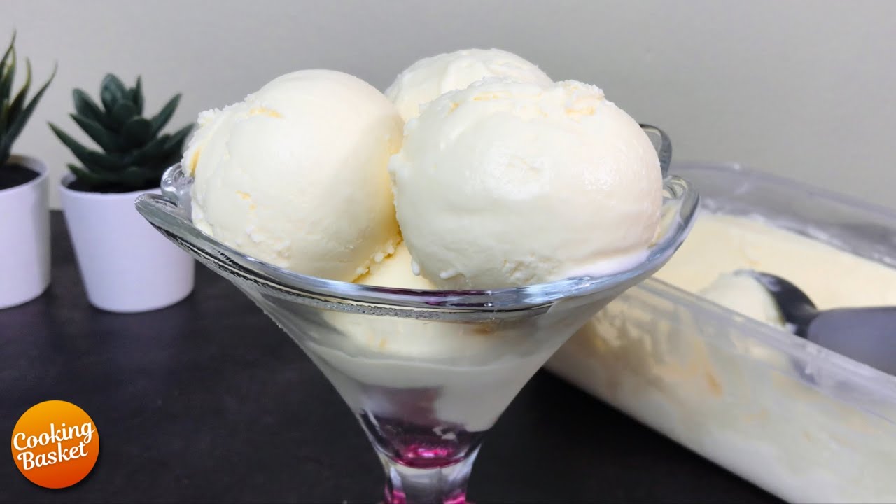 Only 3 Ingredients Yogurt Ice Cream Recipe ...this will melt in your mouth! No Machine Ice Cream