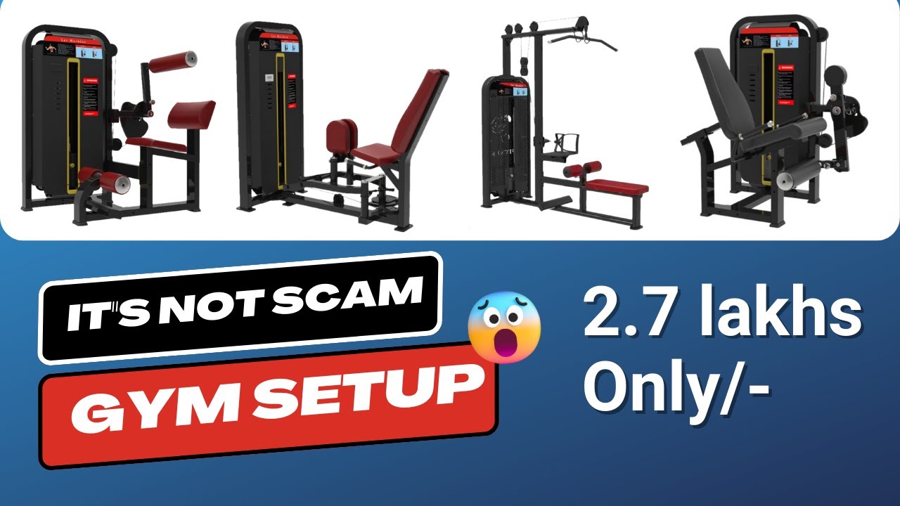 It's Not Scam | फुल जिम सेटअप खरीदें मात्र 2.7 लाख मैं   | Full Details Of Gym Machines