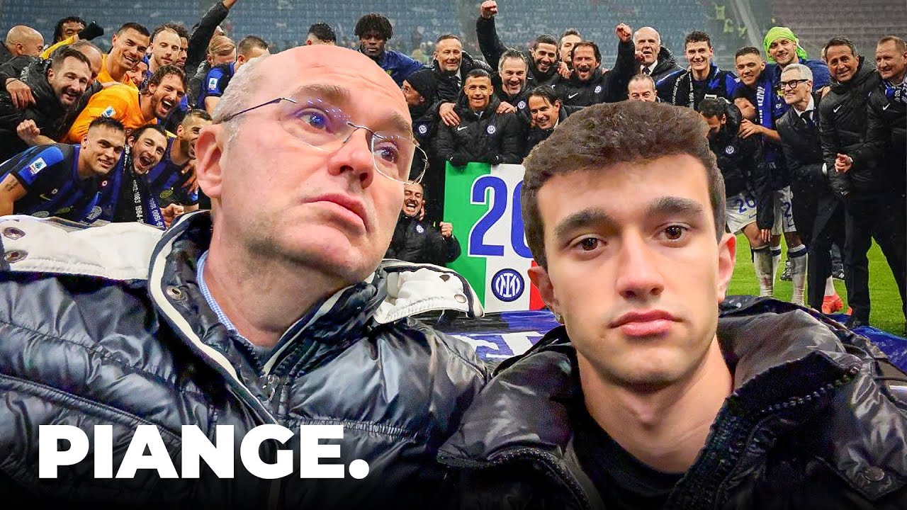 PAPÀ L' INTER è CAMPIONE d'ITALIA.. (piange) *REACTION allo STADIO SKY BOX*