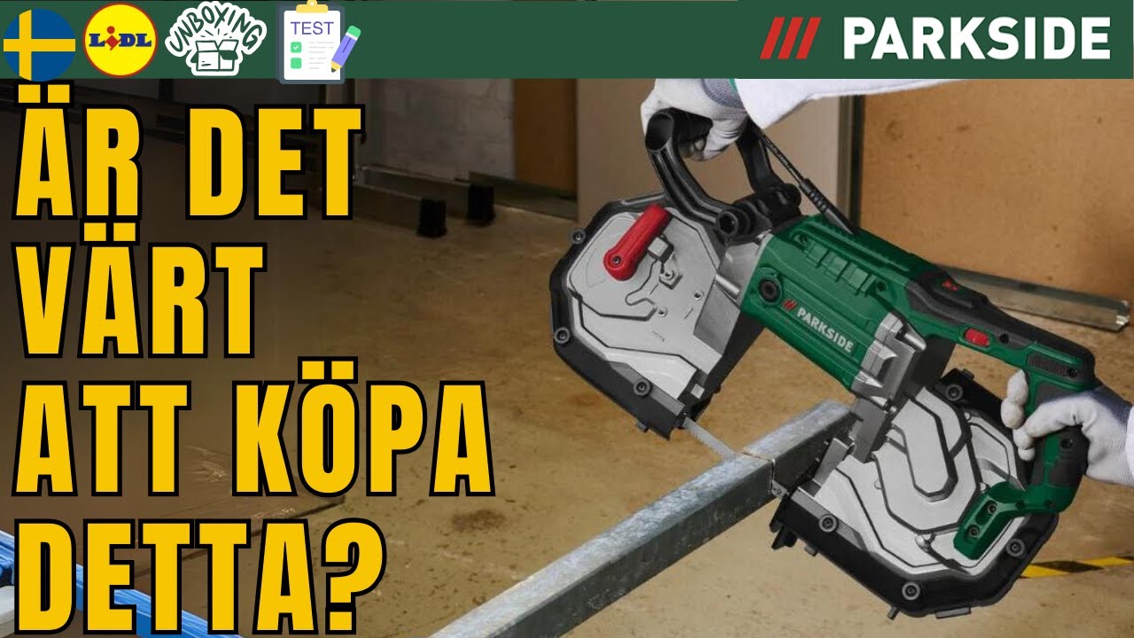 METALLBANDSÅG Parkside PBM 1100 PMB 1100 B2 SVERIGE SWEDISH LIDL