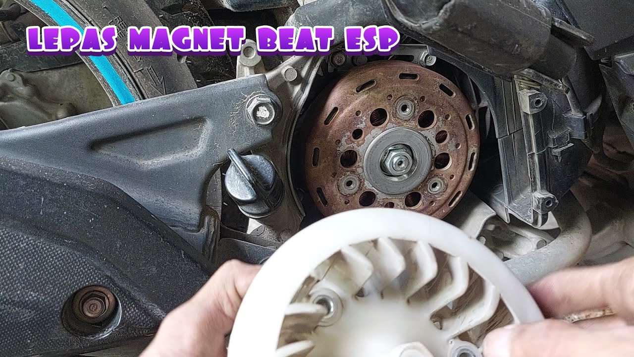 cara melepas magnet beat esp