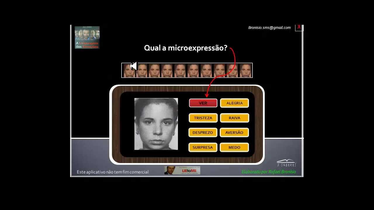 Teste Microexpress&otilde;es faciais para baixar