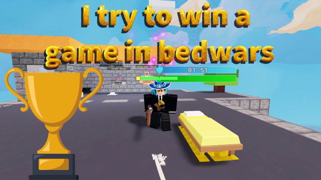 Я пытаюсь выиграть игру в Bedwars.
