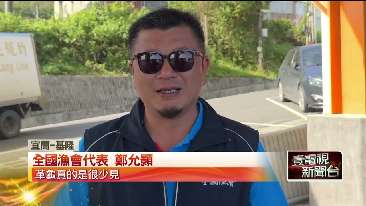 罕見！ 280公斤革龜遭漁網纏繞　宜蘭漁民急通報送醫