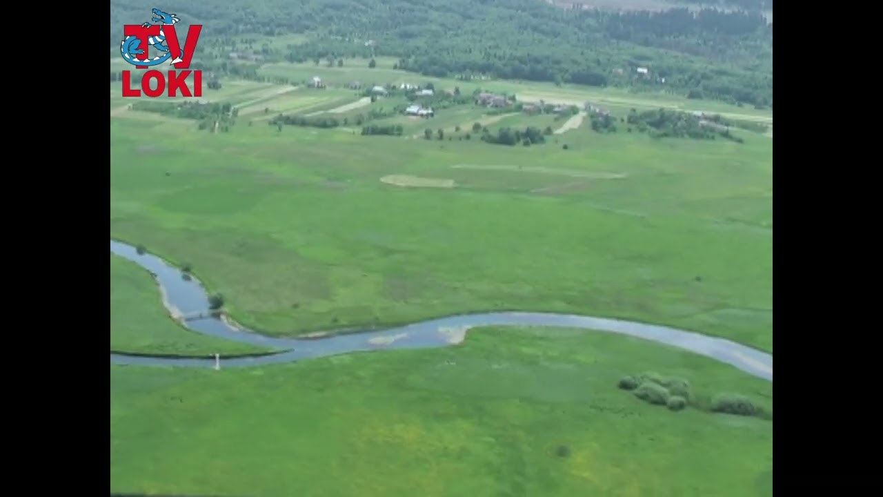 Над рекой Гацка с борта самолета в 2007 году.