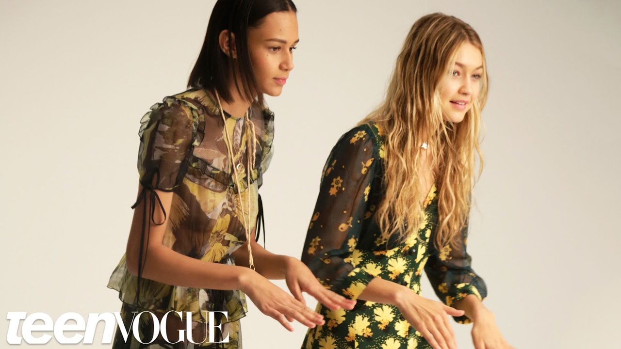 Binx Walton and Gigi Hadid Play Pose Association&mdash;Teen Vogue&rsquo;s The Cover