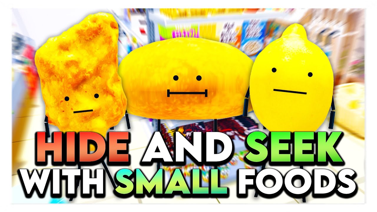 Roblox SECRET STAYCATION HIDE & SEEK WITH SMALL FOODS! 🍓