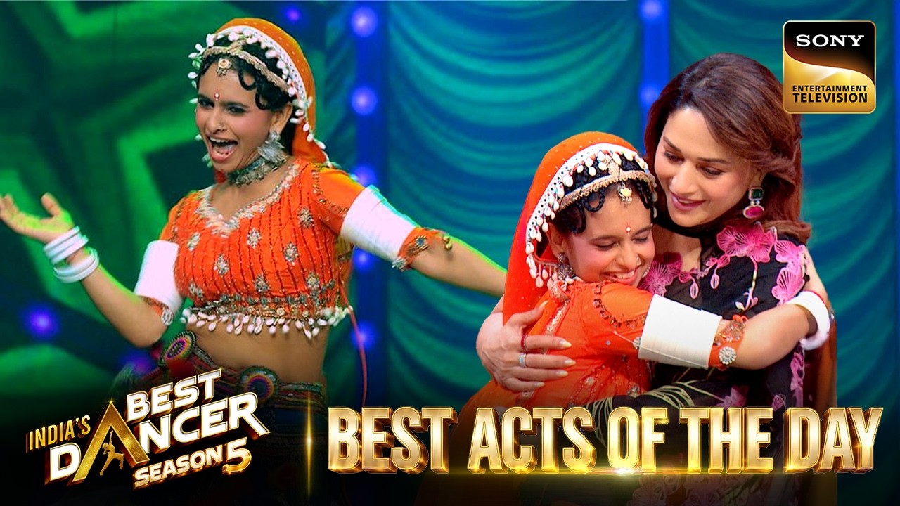 'Choli Ke' Act देखकर Madhuri ने Dipali को किया Hug | India's Best Dancer S5 | Best Acts Of The Day