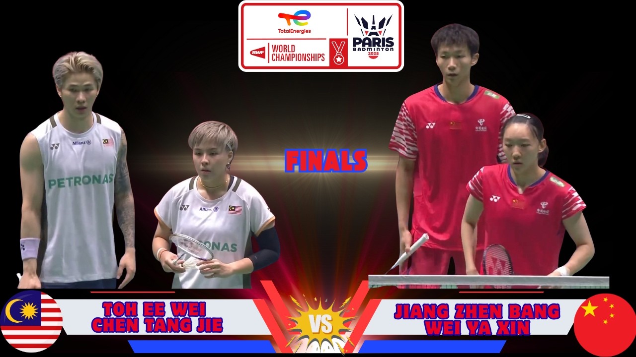 TOH Ee Wei & CHEN Tang Jie vs JIANG Zhen Bang (姜振邦) & WEI Ya Xin (魏雅欣) - BWF 2025 Final Highlights