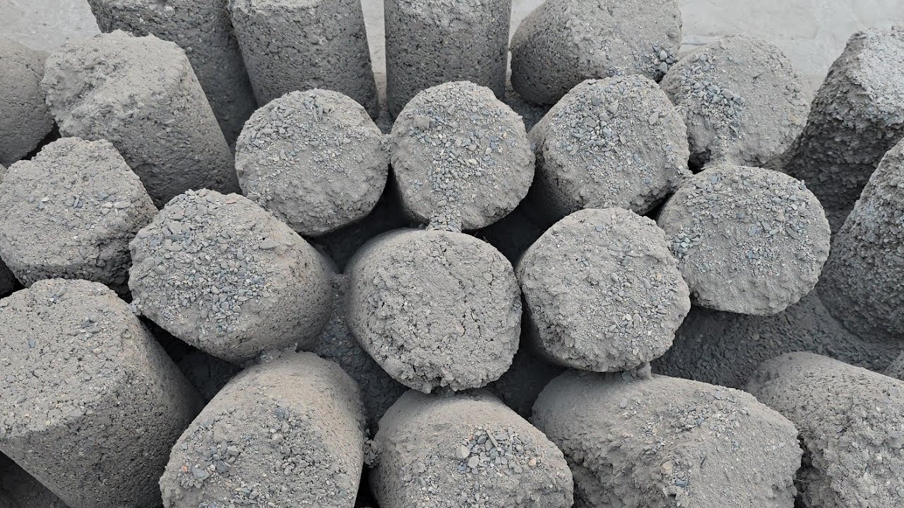 ASMR: Sand Grey Concrete Dry Floor Clay Pot Crumbling #Dusty #concretefloor #relaxingsounds