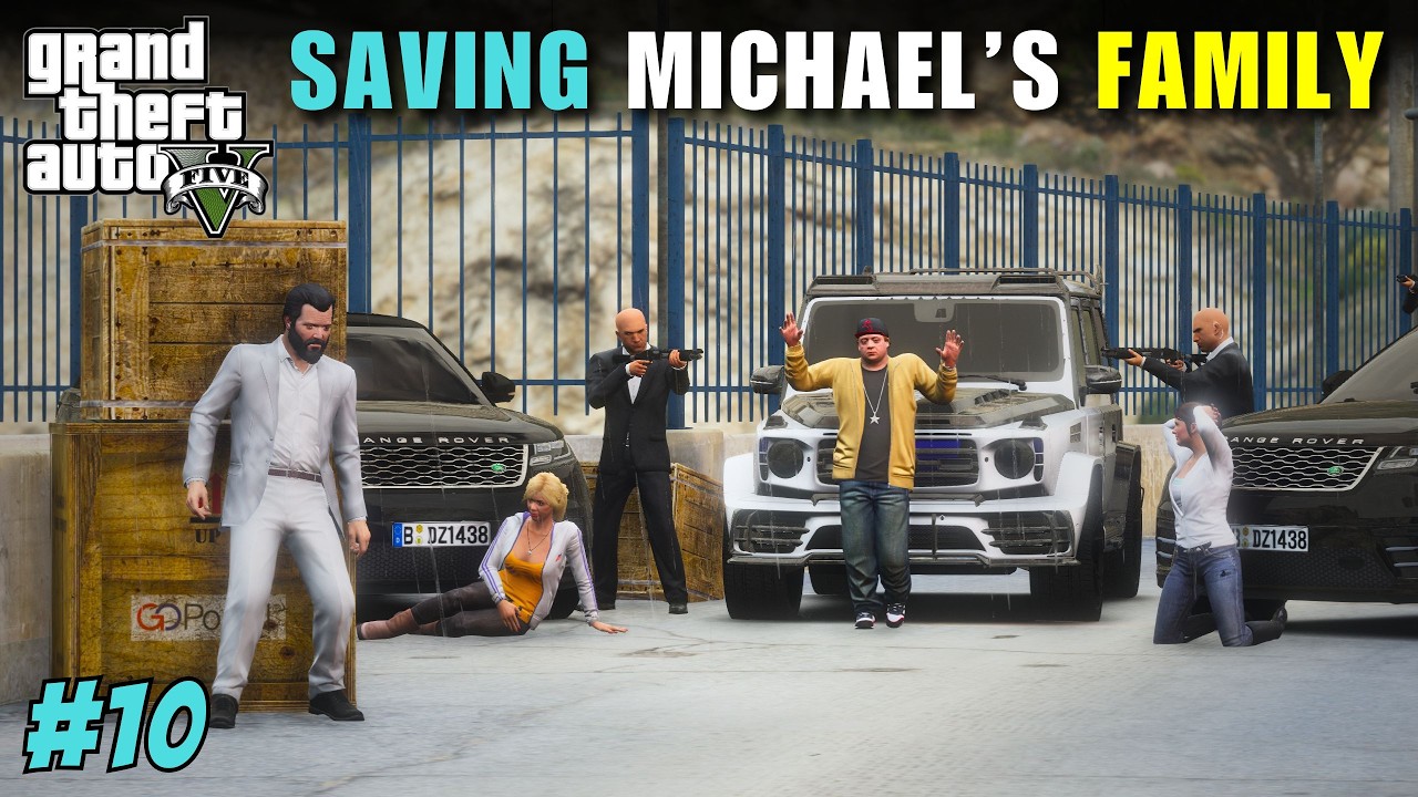 MICHAEL SAVED HIS FAMILY FROM MAFIA | GTA V GAMEPLAY PART-10