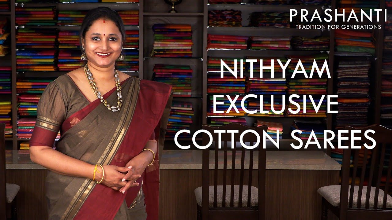 Nithyam Exclusive Cotton Sarees | Prashanti