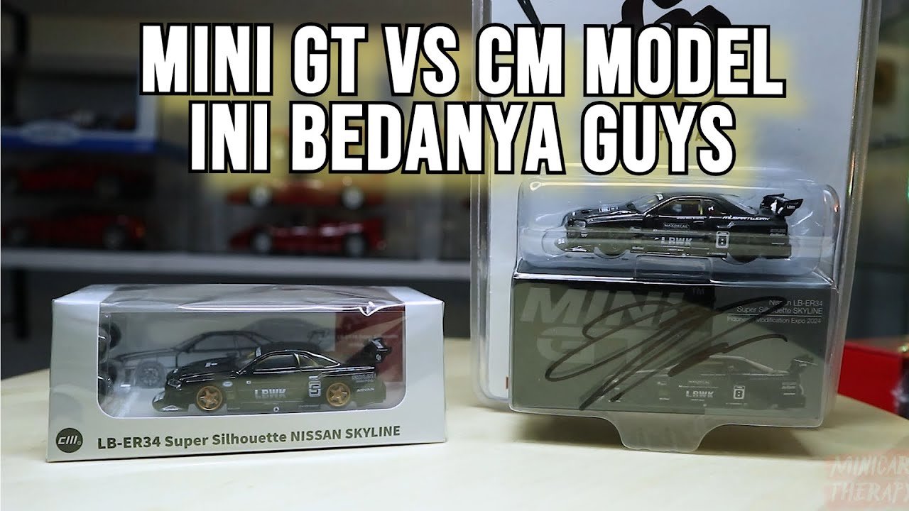 BAGUSAN MANA SIH ? DIECAST  MINI GT VS CM MODEL, NISSAN GTR ER34 LIBERTY WALK LBWK
