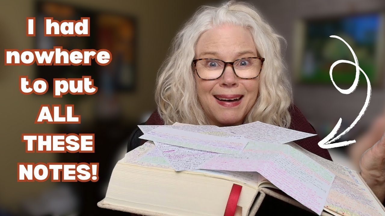 Use THIS hack if you have TOO MANY  bible journaling notes!
