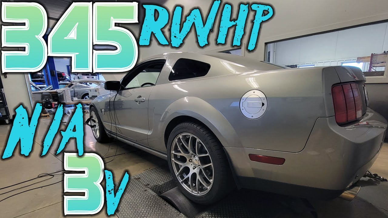 Mustang GT Dyno 2009 года (полностью моторный) с распредвалами Detroit Rocker, впускными коллекто...