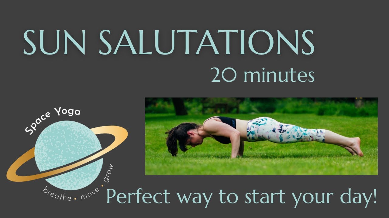 Sun salutations with variations offered!