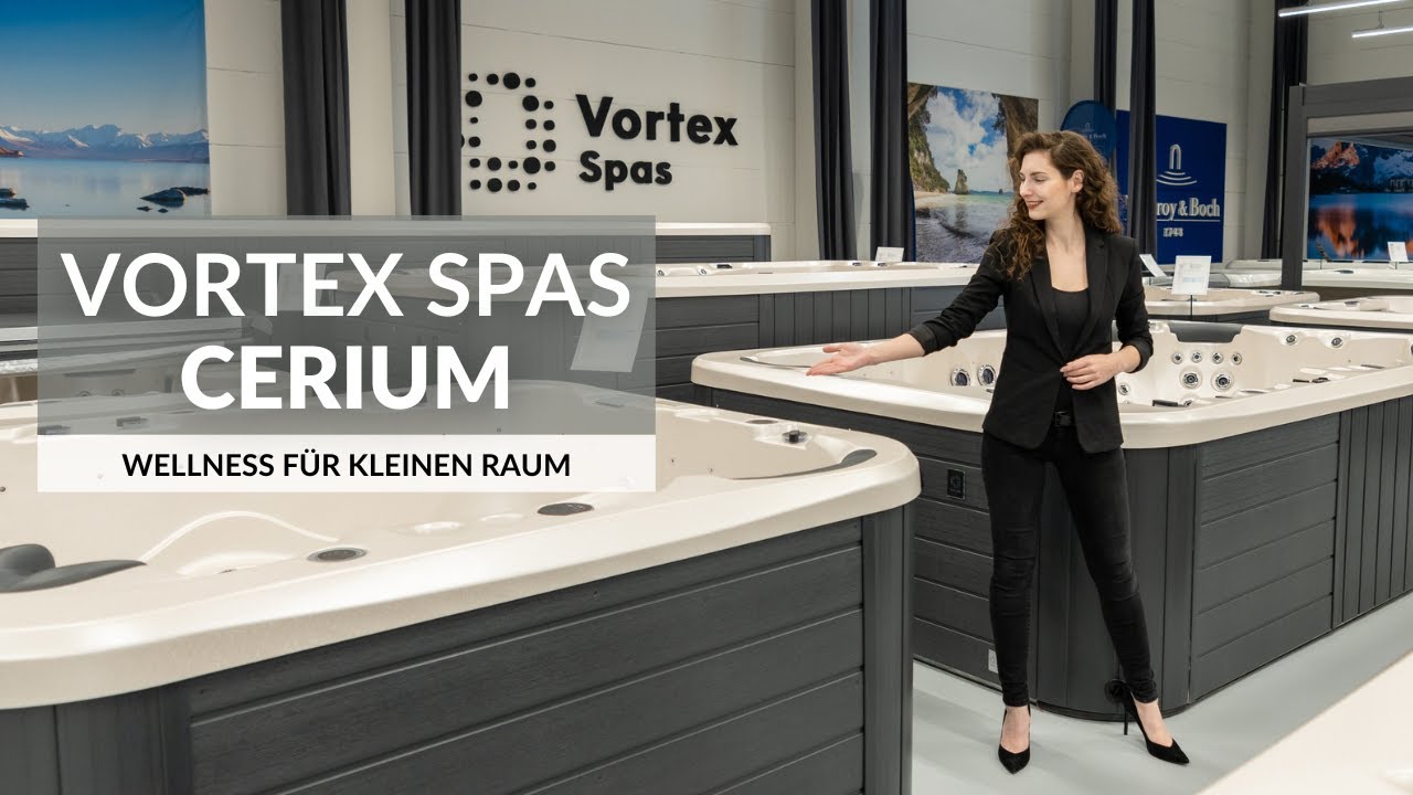 Vortex Spas Cerium - Wellness für kleinen Raum  |  SPA Deluxe GmbH
