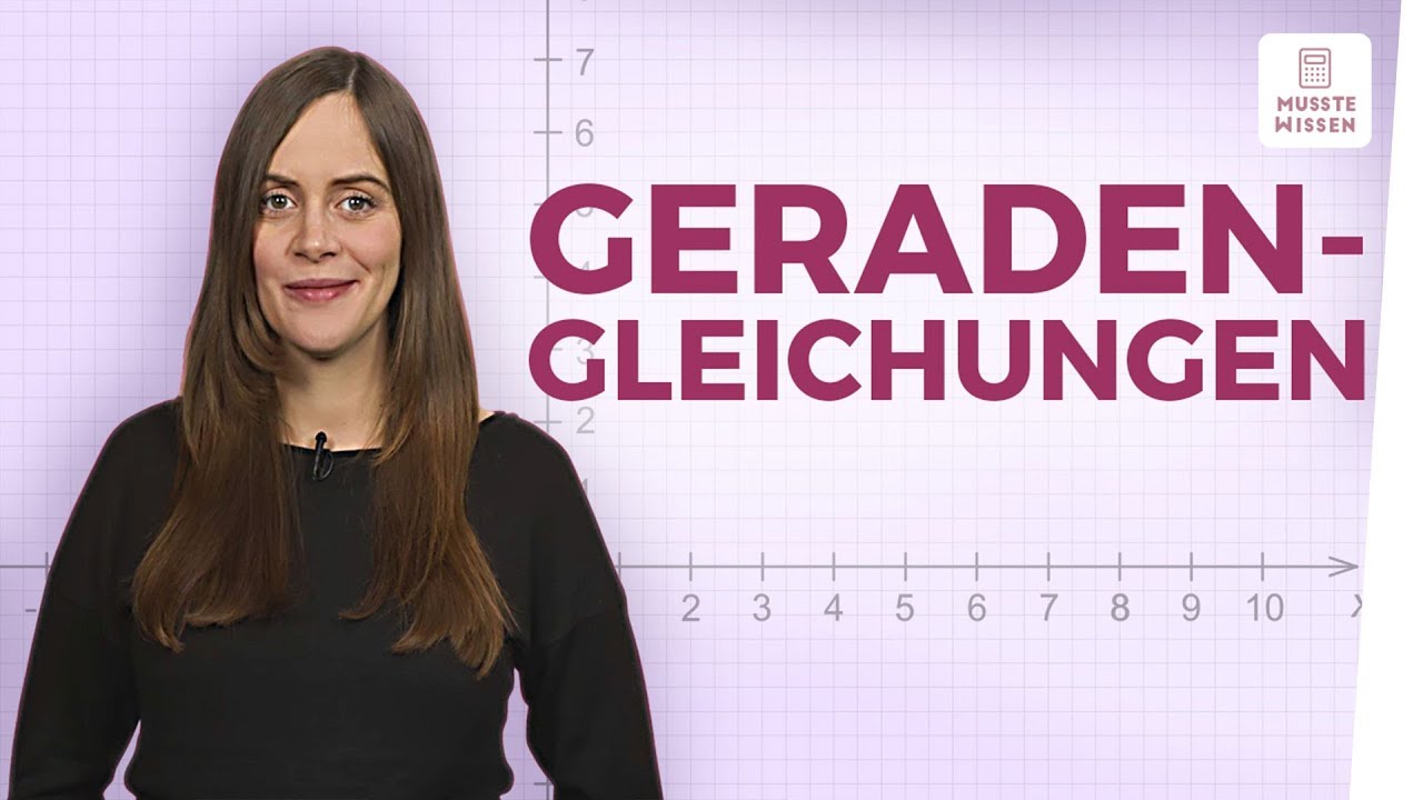 Geradengleichung zeichnen I Lineare Funktion Mathe Anleitung