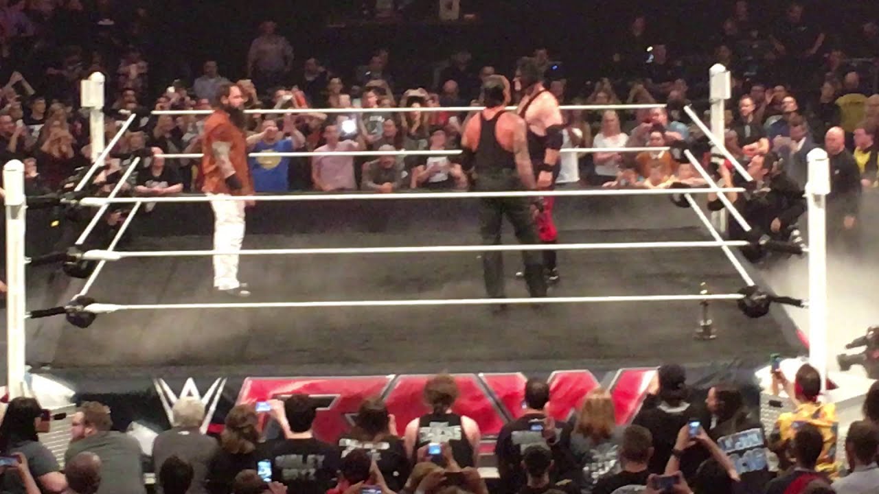 The Undertaker & Kane's Entrance Raw UK November 2015