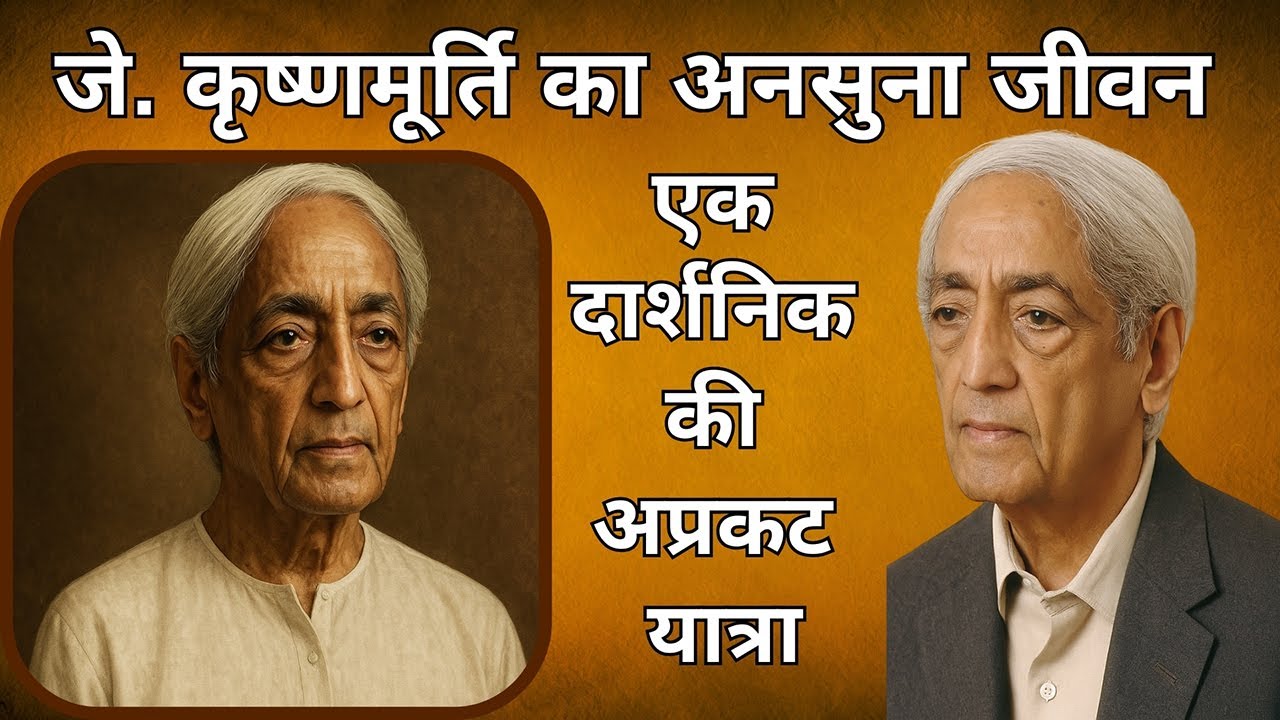जे. कृष्णमूर्ति का अनसुना जीवन: एक दार्शनिक की अप्रकट यात्रा| Krishnamurti Untold Story #philovani