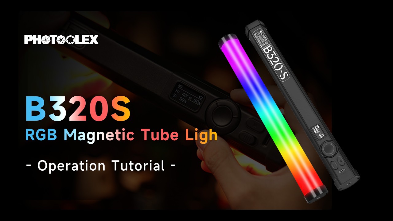 Operation Tutorial | B320S RGB Magnetic Tube Light