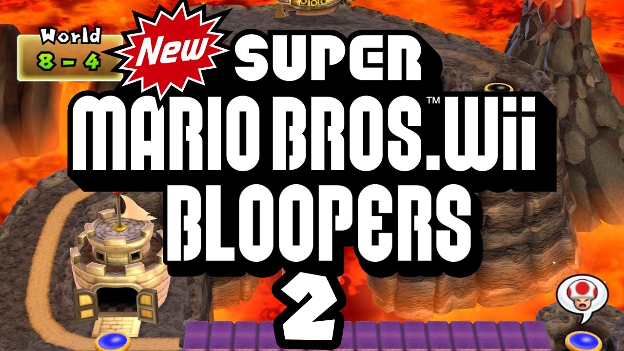 New Super Mario Bros  Wii Bloopers 2!