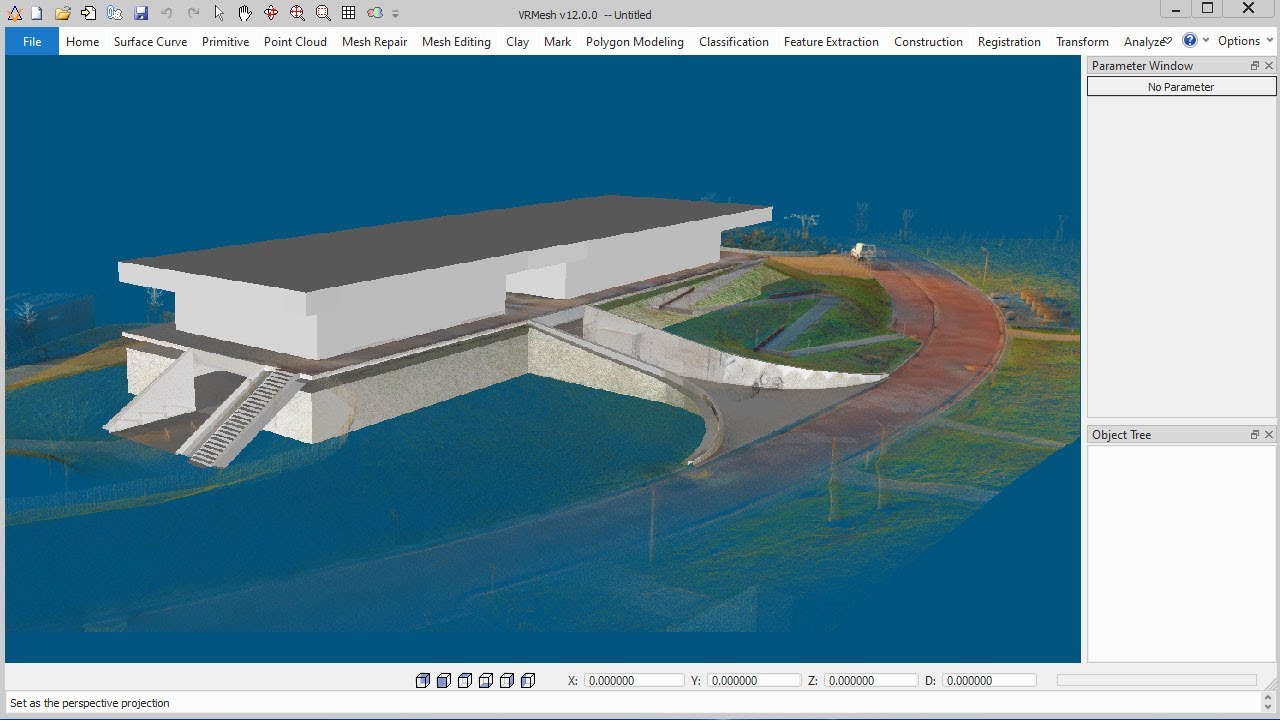 Underground Parking Modeling on Point Clouds