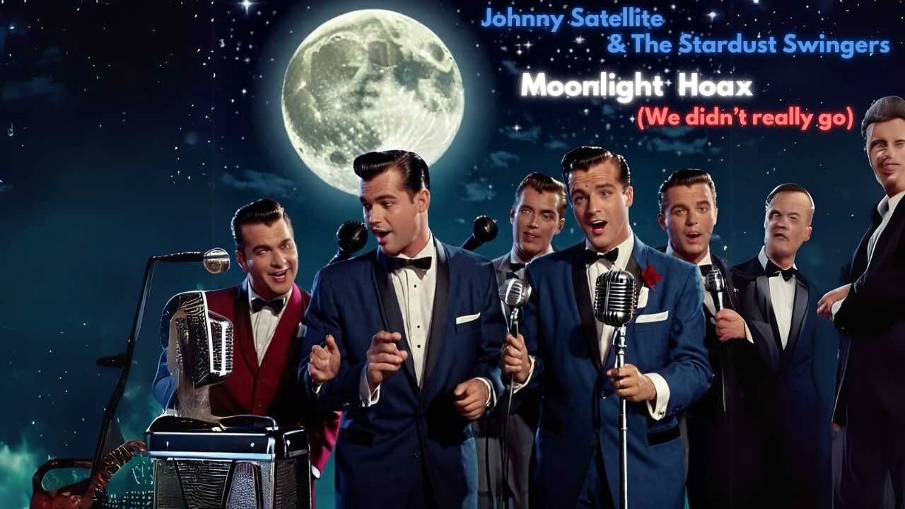 Johnny Satellite & The Stardust Swingers -  Moonlight Hoax  (We didn't really go) 1950's Doo Wop
