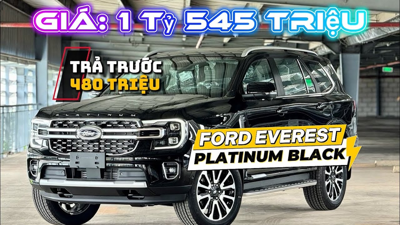FORD EVEREST PLATINUM ĐEN 2025 | TRẢ TRƯỚC 480 TRIỆU | LĂN BÁNH 1.6xx ( X Đẹp ) | LH 0979-491-741
