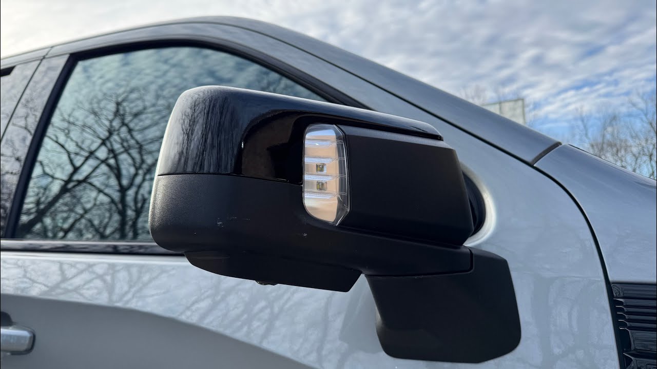 Replacing a side mirror camera, temp sensor, puddle lamp 19-26 sierra Silverado 