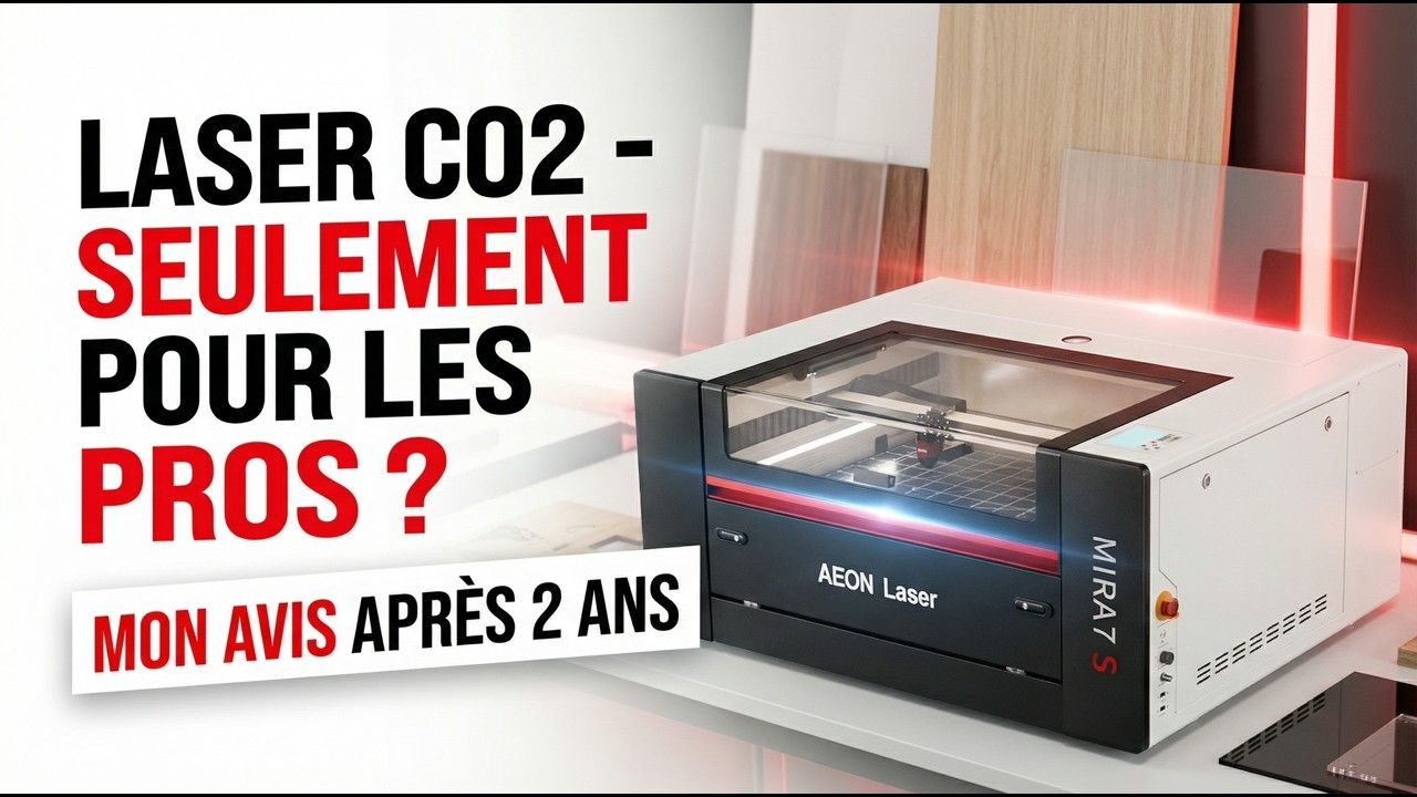 Les LASER CO, c'est que pour les PRO? Mon avis après 2 ans avec le AEON LASER MIRA 7S