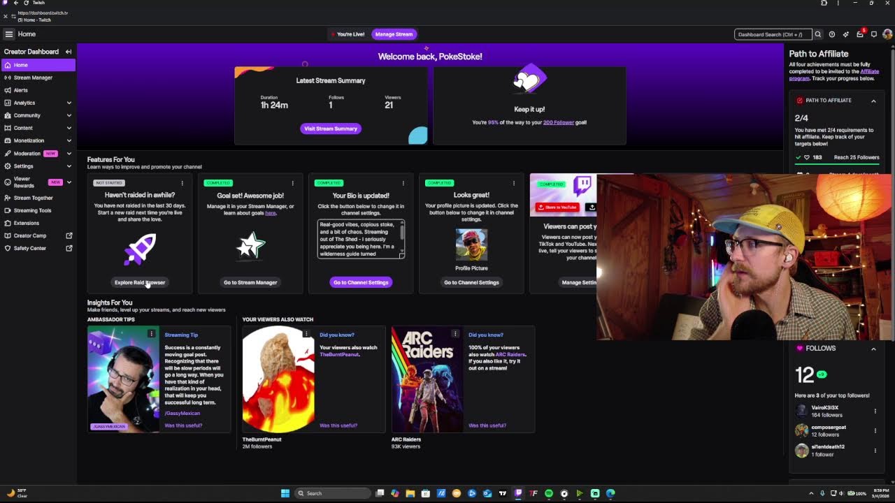 Arc Raidin in The Shed