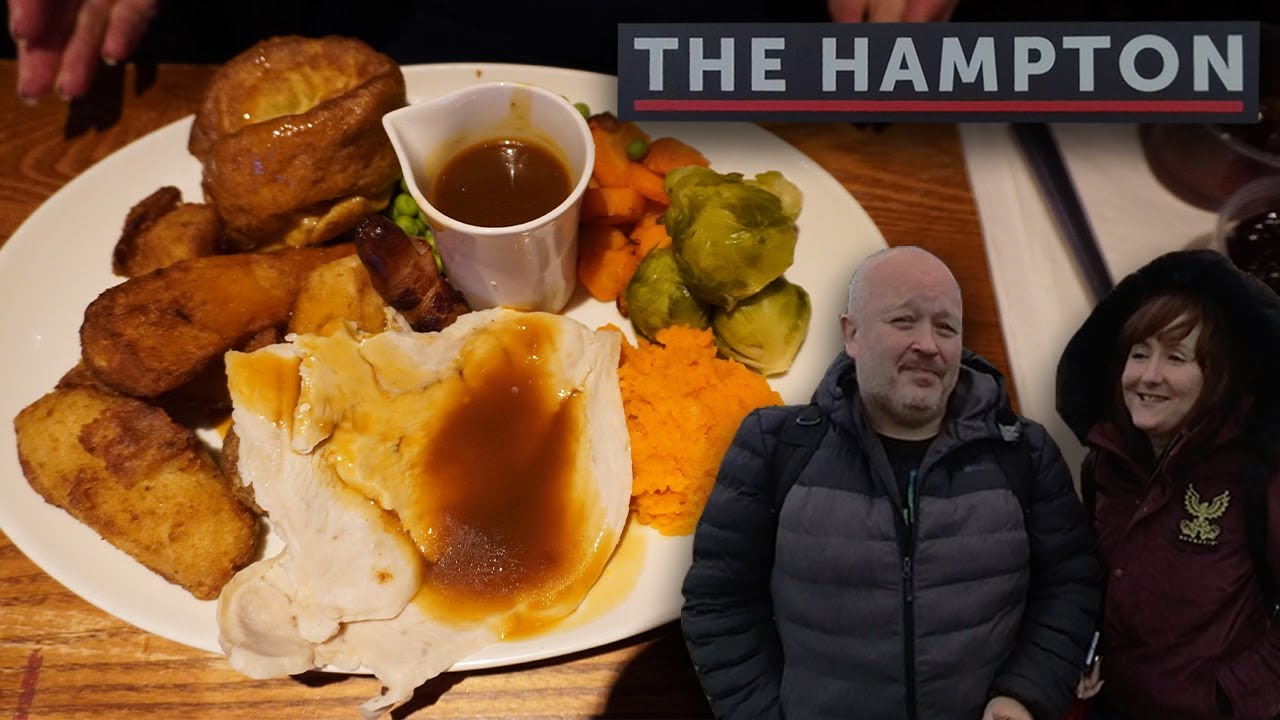 Having a festive meal at The Hampton in Peterborough