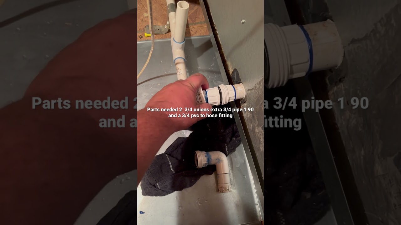 Add a clean out to your hvac air conditioning condensate drain line. Easy quick fix to unclog drain.