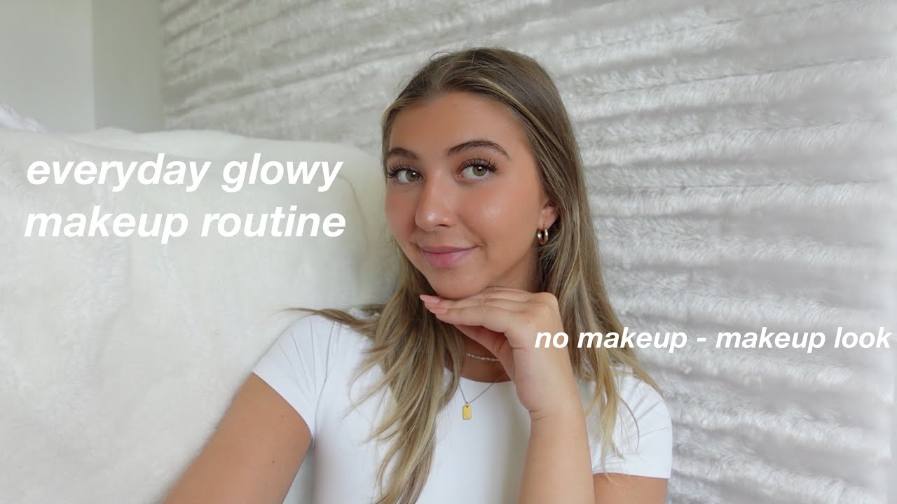 MY EVERYDAY GLOWY MAKEUP ROUTINE! no makeup makeup look for glass skin🫶🏼