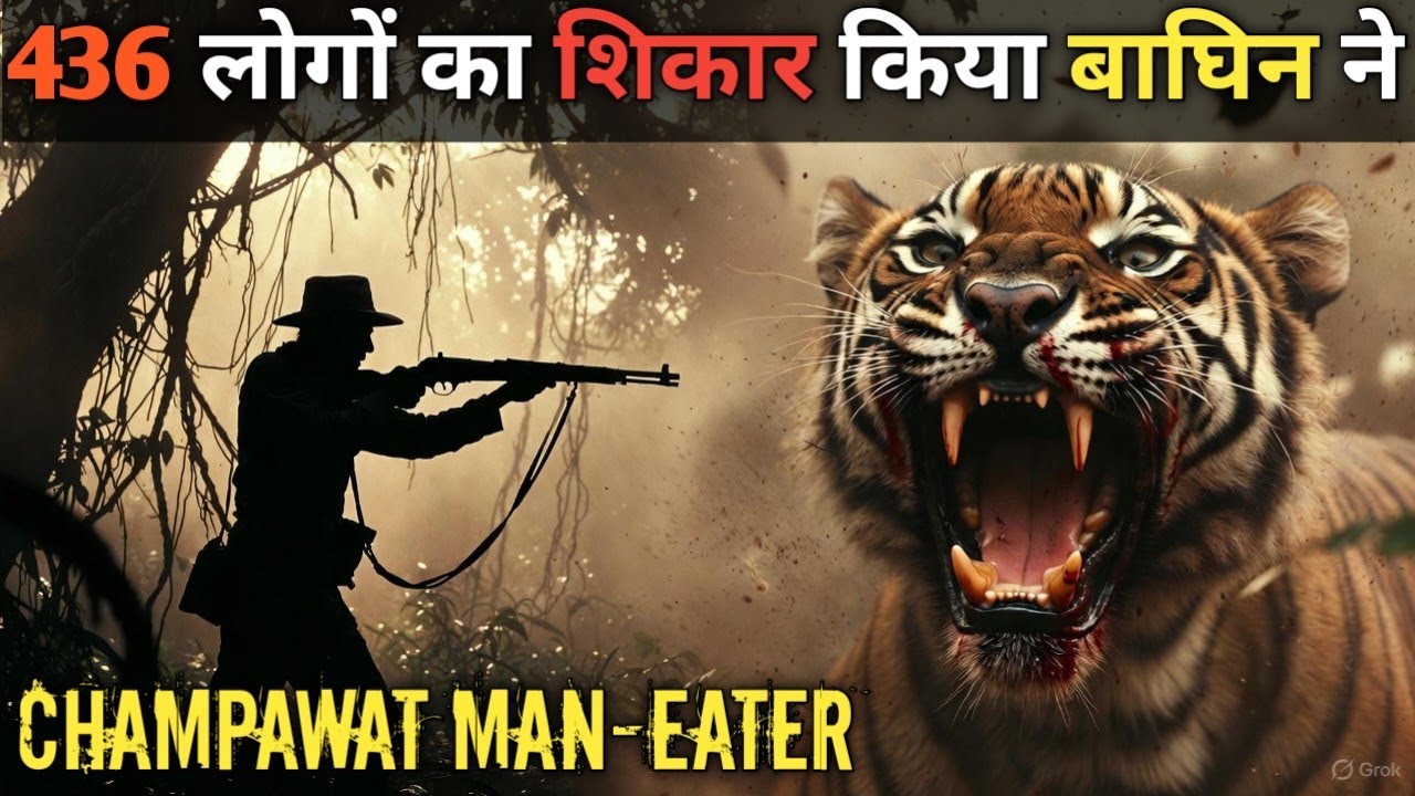 चंपावत की आदमखोर बाघिन- इतिहास की सबसे खतरनाक Tigress | Jim Corbett | Wildlife Story in Hindi 
