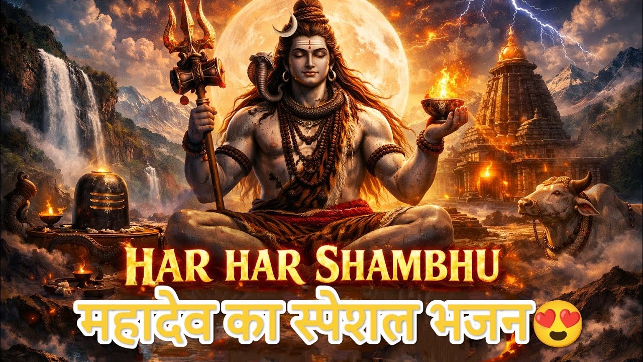 महादेव का स्पेशल भजन😍।। mahadev ka bhajan😍 #mahadev #bolenath #mahakal #shambhu #bhakti 
