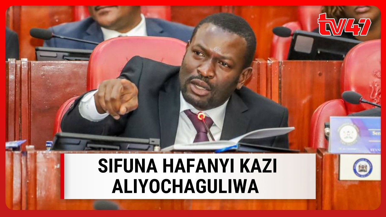 Jalang'o amsimanga Seneta Sifuna?: 