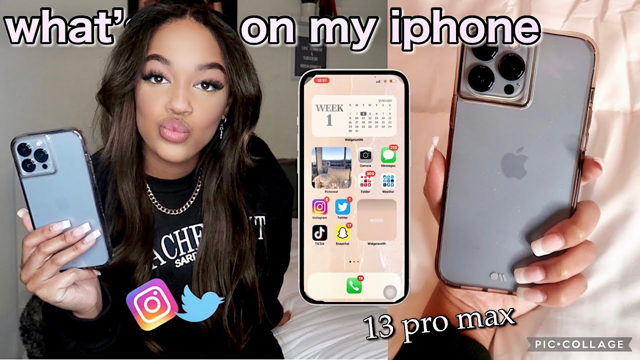 WHAT'S ON MY IPHONE 13 PRO MAX *NEW* | 2022 aesthetic setup, apps, ios 15 & more!